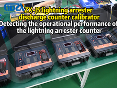 Compact  ZX-JS  Handheld Lightning Arrester Discharge Counter Tester