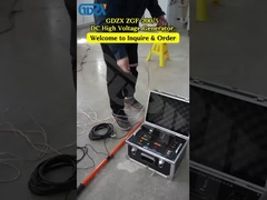 Compact DC High Voltage Test Set , Electronic Test Equipment Regulation Accuracy ≤1%