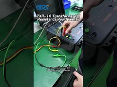 View ZXR-2A High Precision Transformer DC resistence Test Set  1mΩ - 2kΩ Measuring Range Demo