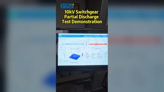 10kV Switchgear Partial Discharge Test Demonstration