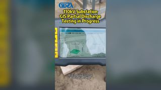110kV SubstationGIS Partial DischargeTesting in 