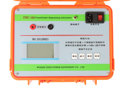 China Factory Price and Development New Type 10A Power Transformer Demagnetization Analyzer