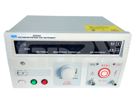 ZX267 Series Portable Withstand High Voltage Test Equipment Sine Wave Output