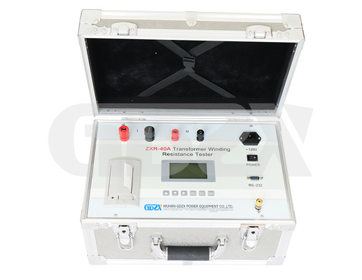 40A 0.1μΩ Transformer Inductive Winding Resistance Tester For Field Test