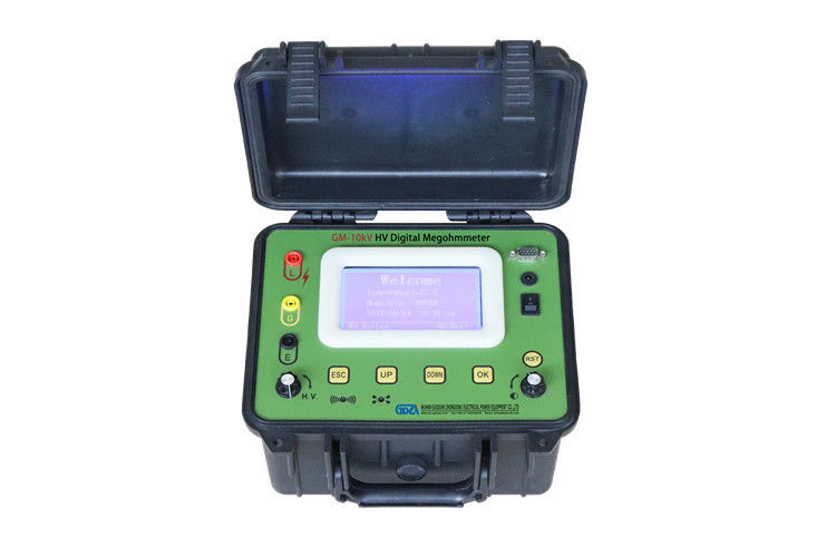 Adjustable High Voltage Digital Insulation Resistance Tester 5KV / 10KV / 15KV / 20KV