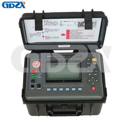 ZX2677E Portable 10KV Digital Insulation Resistance Tester Shockproof With LCD Display