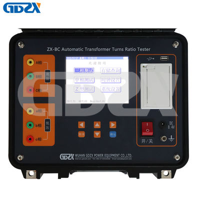 ZX-BC Automatic Power Transformer Testing Equipment / 1-10000 Range Turns Ratio Test Meter